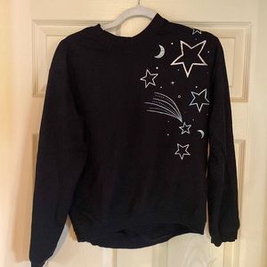 H&M girls star crew neck